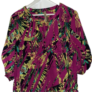 3/$30 Pennington‘s floral blouse